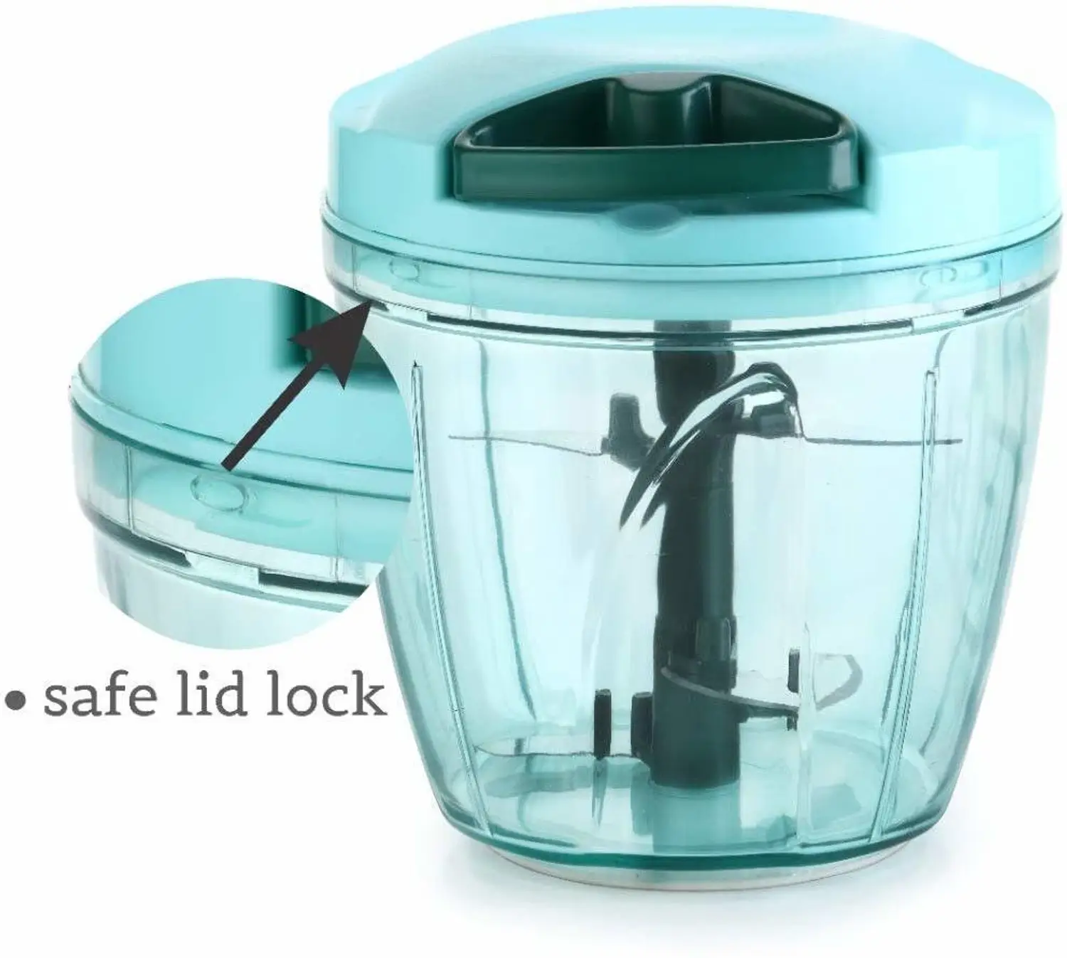 2 in 1 Jumbo Veg. Chopper, 5 Steel Blades 900ml